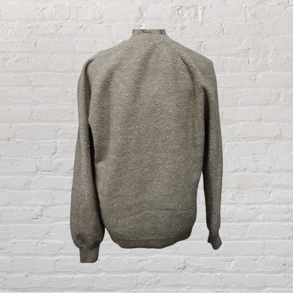 Loft V-Neck Sweater -Tan/Gold - Picture 5 of 5